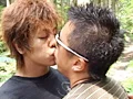 野外で雄叫び！！野郎が獣の様に盛る！！-1