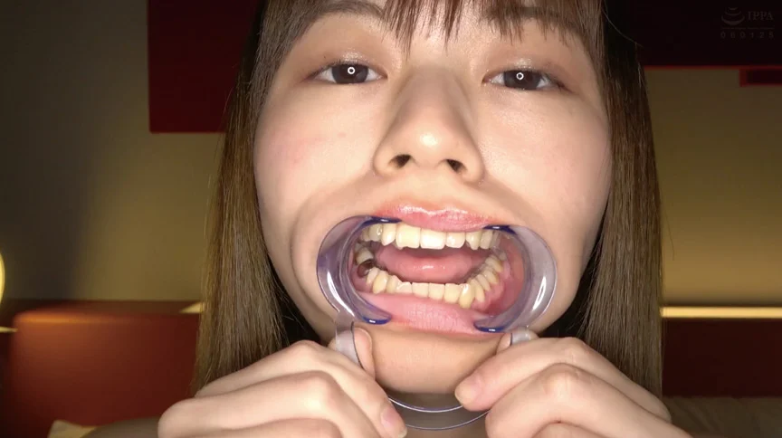 園田かのこチャンの初めての歯・口内・舌ベロ唾観察-2
