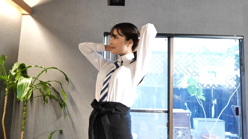 窮屈制服カフェ-1