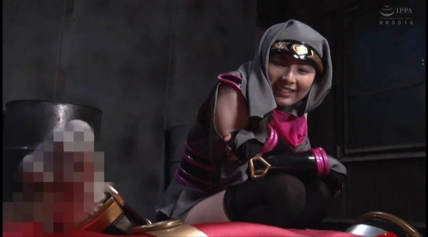 ヒーロー陥落 魔のくのいち三姉妹 シノビレッド完全敗北-8