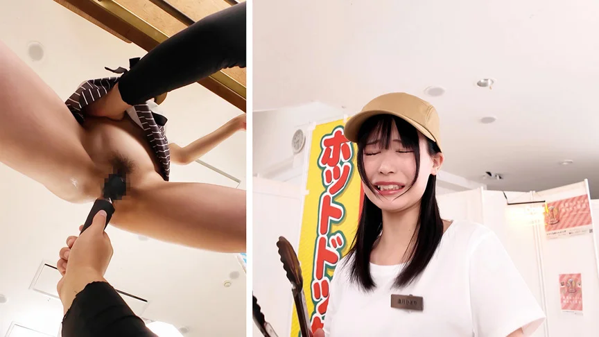 イカサレホットドッグ販売！逢月ひまり 小坂ひまり-5