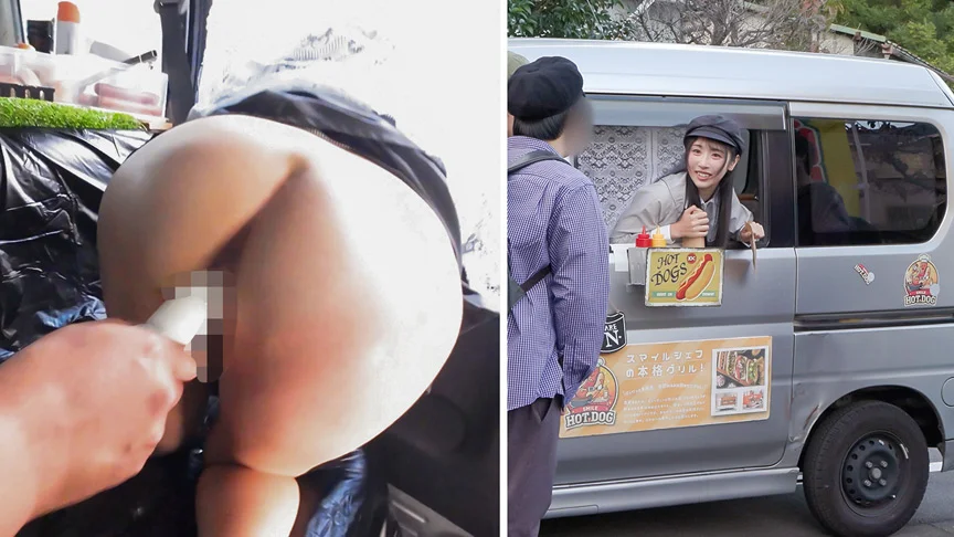 潮吹きながらホットドッグ売ってください！小野坂ゆいか-3