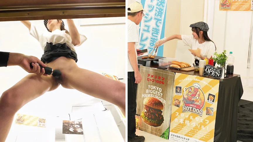 イカサレホットドッグ販売！小野坂ゆいか 望月つぼみ-7