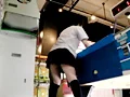 女子○生エアホッケーパンチラ逆さ撮り-10