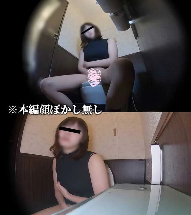 エリートOLのトイレ個室内内緒のオナニー覗き見-3