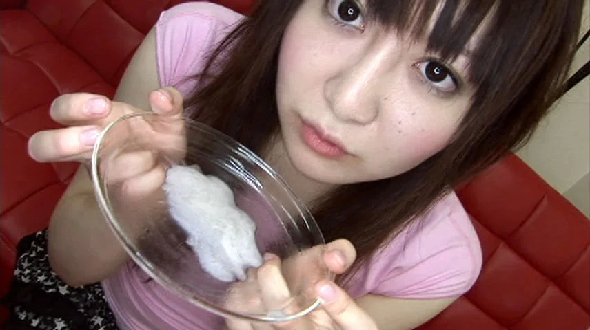 グラスや容器でザーメン飲み！特集-4