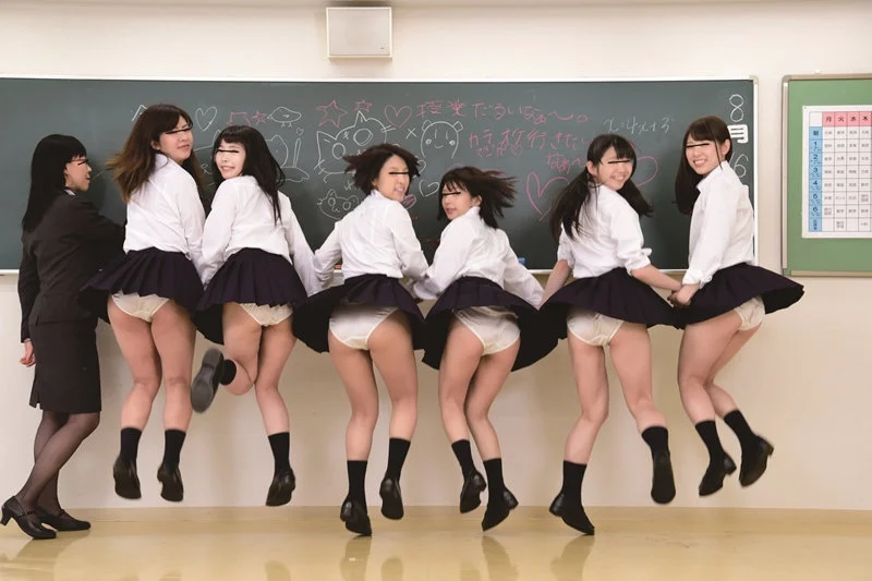スカートめくり学園-9