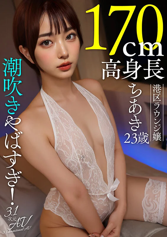 【AI素人】潮吹きやばすぎ！170cm高身長港区ラウンジ嬢ちあき（23歳）-1