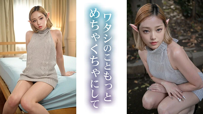 【3.1次元】AIハーフエルフ 新人裏撮り @Alinya（アリーニャ）-8