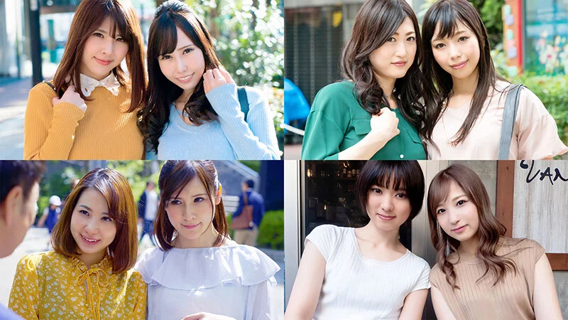 厳選！逆3Pしたくて人妻2人連れナンパ 友達と一緒に淫乱SEX BEST SELECTION Vol.3-1