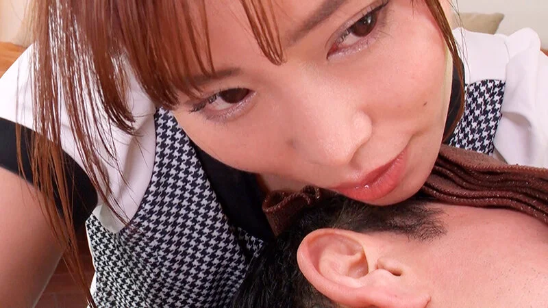 耳元でえっろい言葉囁かれながらすけべなコトされ続ける極甘3Pプレイ-2