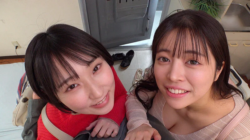 1R（ワンルーム）逆3P 上京してきた無防備すぎる妹2人と都会のメチャ狭ワンルームで爆乳密着共同生活 羽月乃蒼 糸井瑠花-2