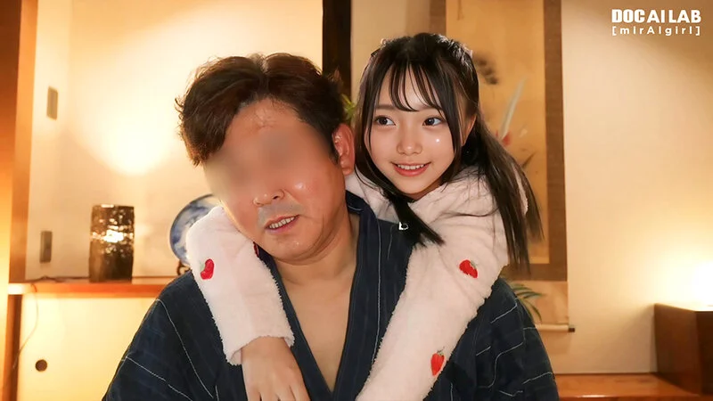 【合法ちっぱいAI娘！】 思春期りりちゃんとデカチンおじさんが禁断SEX！ パパとママには内緒でヤリまくった生ハメ温泉旅行の記録。 花野井りり-10