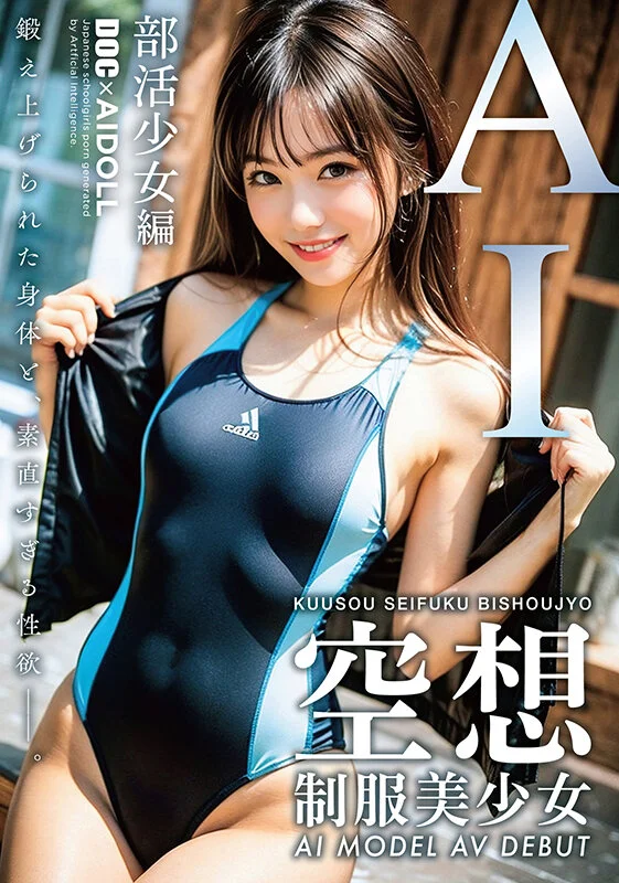 空想制服美少女 AI MODEL AV DEBUT 部活少女編-1