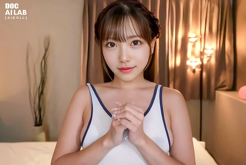空想制服美少女 AI MODEL AV DEBUT 部活少女編-13