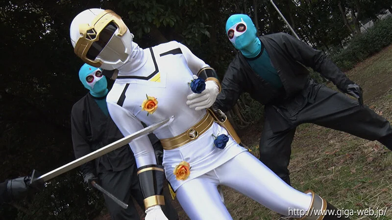 スーパーヒロイン危機一髪！！Vol.97 光忍戦隊シノビンジャー シノビホワイト 上白美央-9