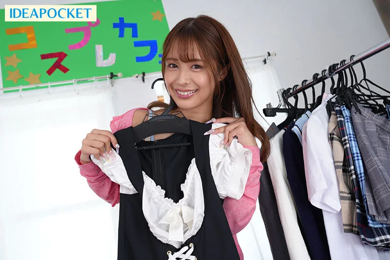 【VR】学園祭の出し物で使うメイド服をずっと好きだった友達のお姉ちゃんがきたら…ガン見不回避！たわわなGカップおっぱいむっちり太ももがエロい！絶対領域チ●ポ直立！こっそり二人でスケベ前夜祭 長浜みつり-2