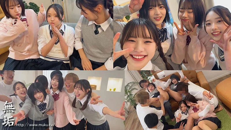 私たち、気持ちいいことにめっちゃドハマり中！ とある日のオフパコ中出し乱交 赤名いと 五芭 虹村ゆみ 二葉エマ-1