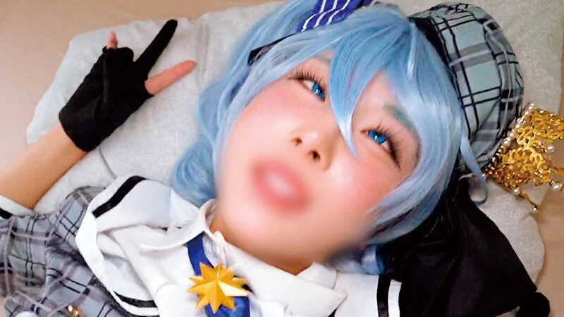 コスさぽ。ヲタオヂ中出しブッカケ乱交パイパンGcup天然オナホレイヤーyuikaをねちねちコスハメでアへ顔！オホ声！イキ潮噴射！ゴム無しピストン1000連発！-3