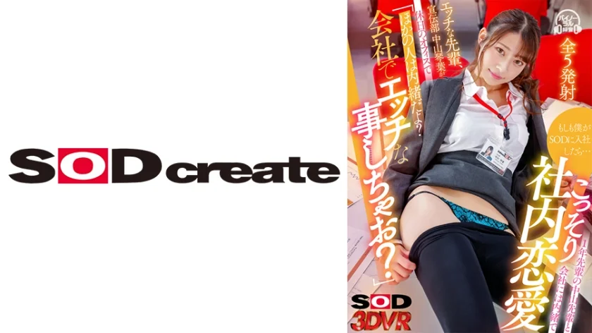 【VR】もしも僕がSODに入社したら…1年先輩の中山先輩と会社には内緒でこっそり社内恋愛 エッチな先輩、宣伝部 中山琴葉が休日のオフィスで「ほかの人は内緒だよ？会社でエッチな事しちゃお？」