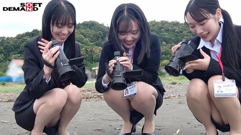 絶倫先輩社員のハ×撮り研修に同行させられた1年目女子社員３名の記録 潮崎杏 納富琳玖 茅平心色-3