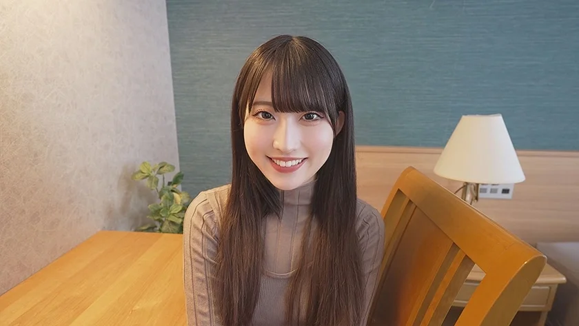 面接と騙されて…黒髪清楚美少女に痙攣のけ反りイタズラ！気持ち良さに拒否できず…最奥生中出し 三葉やよい-1