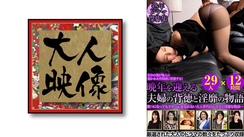熟年ドラマ傑作集 晩年を迎える夫婦の背徳と淫靡の物語 29人×12時間