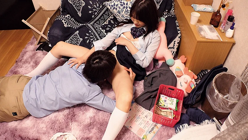 制服美少女ガチ生盗撮 赤裸々すぎるリアルセックス コンドームもせずに無邪気に中出し まりな&わか-10