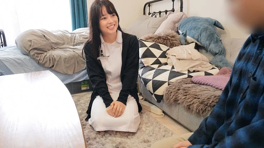 泌尿器科で働く美人ナースさん！「あなたの自宅で早漏に悩む童貞君の暴発改善お手伝いしてくれませんか？」ムラムラ膣キュンしちゃって生中出し筆おろしSPECIAL！ゆうりさん23才ナース歴3年 ちはるさん24才ナース歴3年-13
