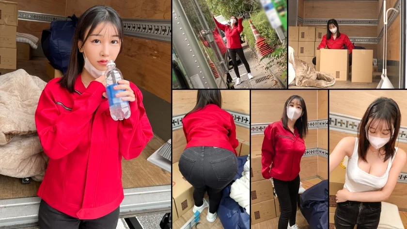 先輩のセクハラに濡れちゃう変態巨乳女は今年新卒のトラック配送ドライバーでした。ほのか-1