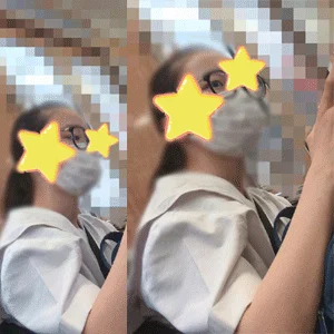 【制服JKは癒しです！7 マスクしてても可愛さはあふれる！】見つめていたい！