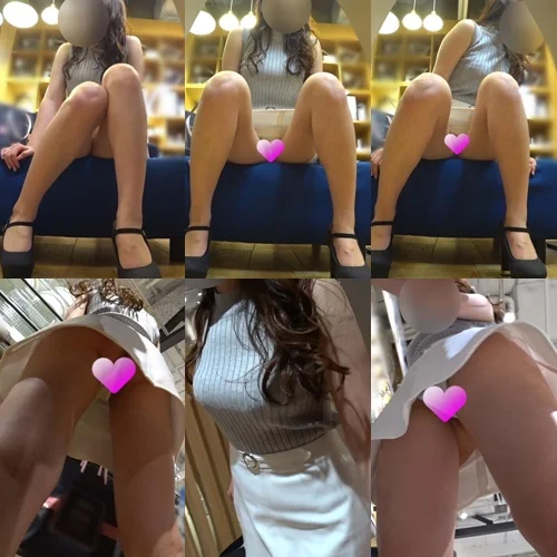 【OLさんのスカートの中の秘密】☆美尻に食い込んだ極細Tバックお姉さん！-3