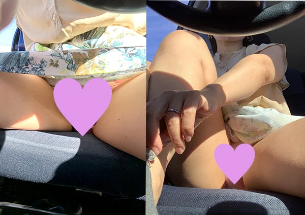 no.1 清楚系美人妻の運転席を盗撮風。匂ってきそうなエグいパンチラ。[購入特典有り]-2