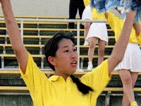 セクシーアクション　世紀末編03 甲子園地方予選チア1990 [SA90s03] 赤ブルマ、白アンスコパンチラ