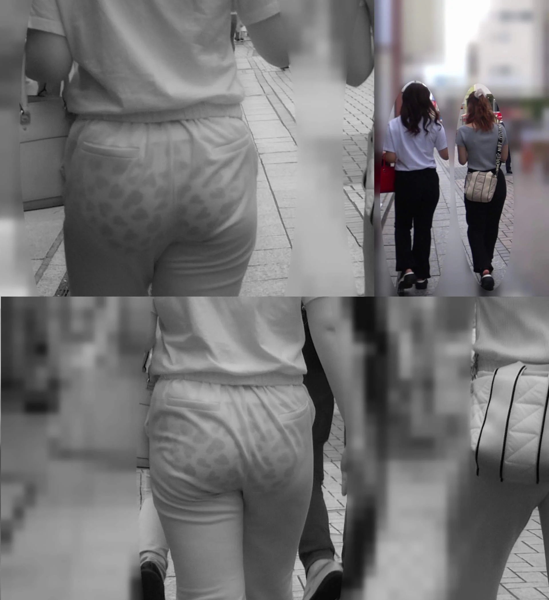 ハート柄のパンティーガチ透け女子_赤外線スケスケ019(透視_透けパンツ_ピタパン_パンティーライン_Pライン_女子大生_OL)-2