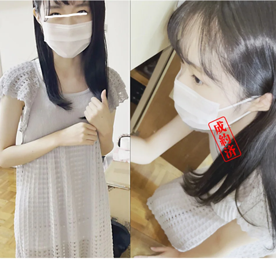 【内覧胸チラ】坂道系で黒髪清楚の乳首とパンチラ撮れちゃいました
