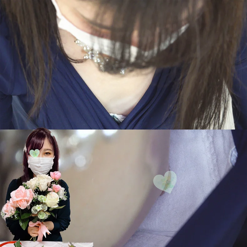 [4K][食い込み]割れ目くっきり！親族の式に出席した(18)の美しい乳首