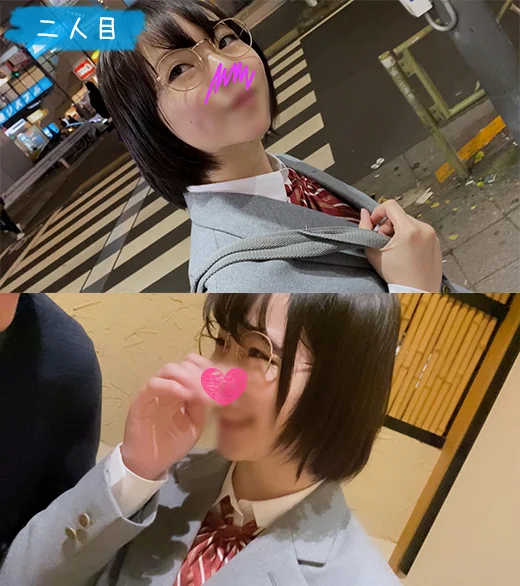 2本セット【陰キャ・地味系美少女JK×2人】真面目な少女のプライベートセックス クラスで目立たない地味隠れ巨乳少女＆小動物系女子-4