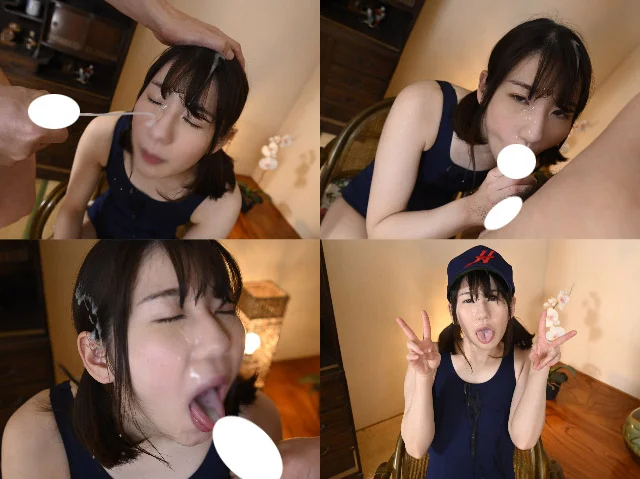 【ぶっかけ8発＆２穴】野球部マネ現役生が大量ぶっかけされ初２穴セックスで「おっ♡おっ♡」と感じまくって孕ませ生中出し【個撮】-2