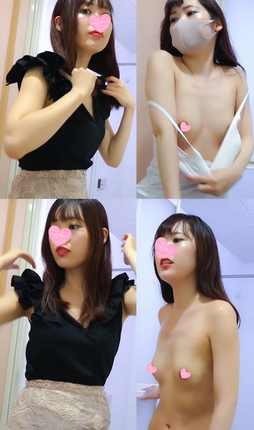 【民泊着替え】日焼けおっぱい女子大生＆妖艶パパ活風美女　170、171人目-2