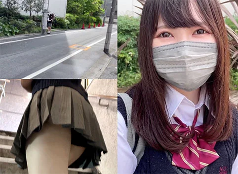 【着用期間1年越え】1分丈スパッツと桜色の下着で二度美味しい発育中のアイドル級美小女_車内で若いエキス垂れ流し※若い娘のパンツ好-1