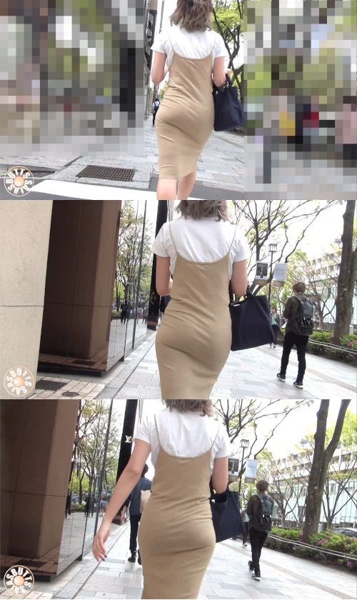 【FHD高画質】絶妙なくびれのワンピースOL-2
