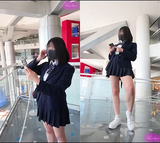 【再販】【再販】【縦型動画】JK制服お散歩ローアングルパンチラ（3）-5