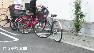 パンストがとても似合う美脚OL^^自転車のサドルPを粘着撮りされてしまったOL若娘を追跡60fps-1