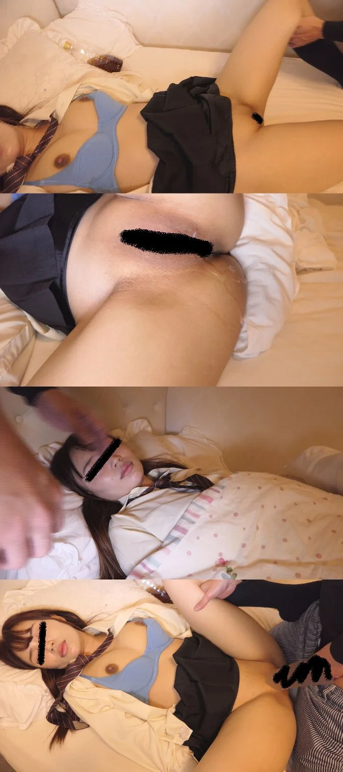 【自室凸昏●犯行】反応ゼロ女子中出し-1