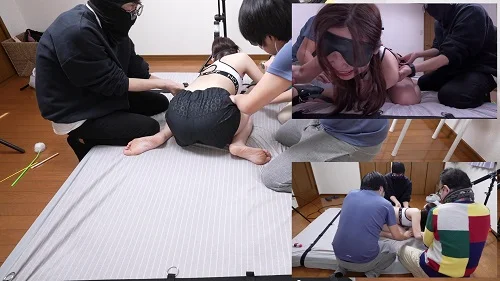 せっかくの四つん這いスタートも開始わずかで勝手に態勢を変えて抵抗する発狂お姉さん（完全オリジナル）