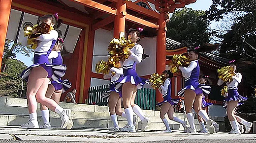 [PJV06b] 第1回 京〇マラソン 今宮神社 伝説のJKチア 2012 (2/3)