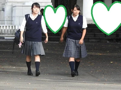 【再販】制服姿の可愛いコを発見！！（ＦＨＤ）大変です！！パンツが見えてますよ１-5