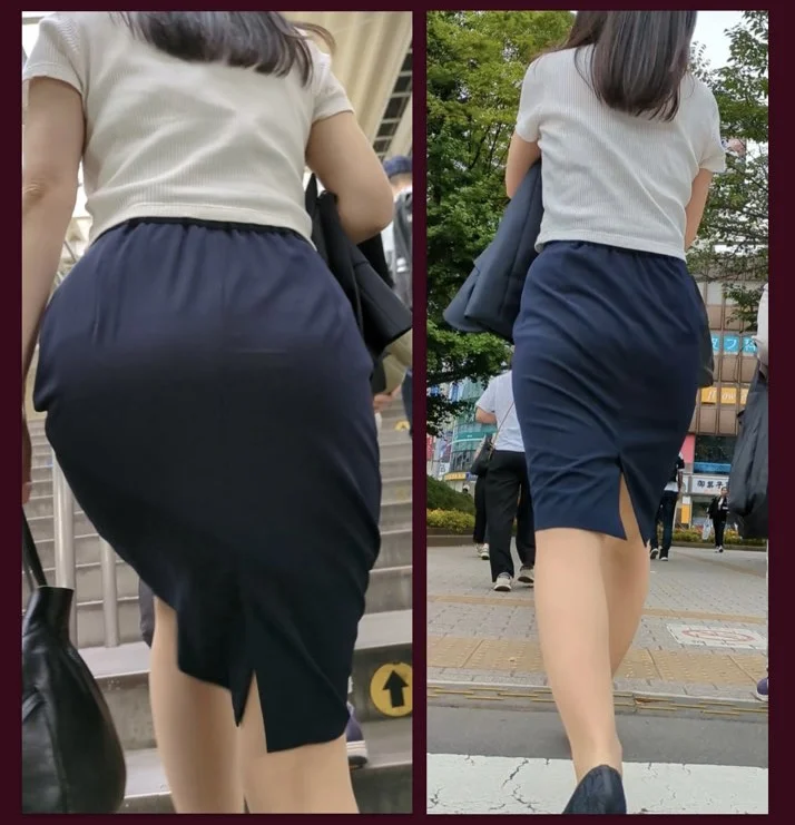 【126】平日の昼間に突如現れた夏服の美人OLさん！