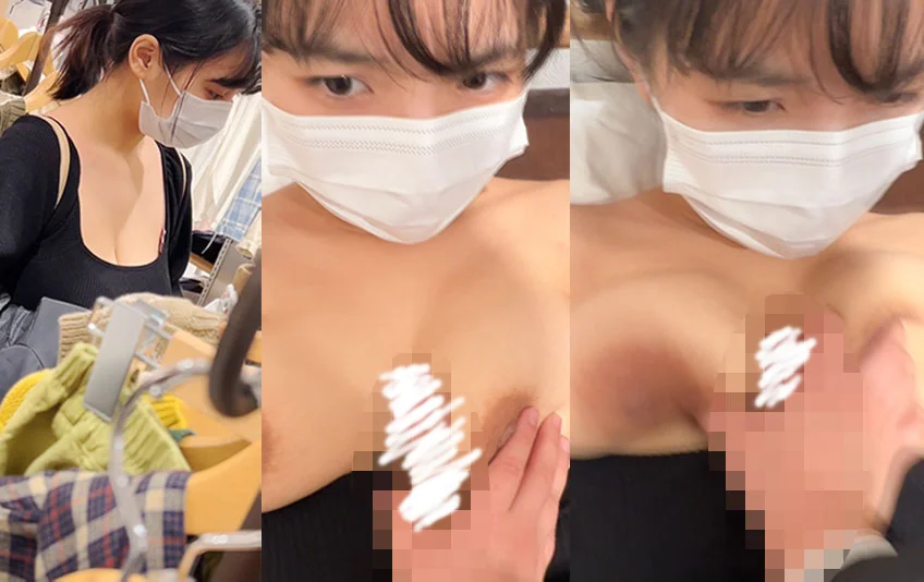 生揉み編２名！爆乳おっぱいを一挙公開！！JDと人妻のおっぱいを遊びまくる【おっぱいMomiMomi】-3